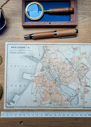 Imprimée en 1902, Carte de Boulogne-sur-Mer, Pas-de-Calais. Original Vintage Authentique., brand: LesOubliées, condition: Very good, €14.90, €16.35 includes Buyer Protection Pro