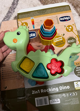 Chicco 2in1 Rocking Dino, Gioco di Equilibrio Im…