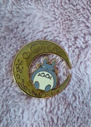 Totoro pin badge large moon design studio ghibli anime acessories, brand: Studio Ghibli, condition: New with tags, £7.99, £9.09 includes Buyer Protection