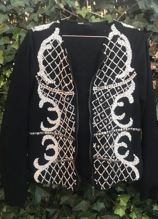 Beaded embellished jasje - Eksept, merk: Eksept, staat: Heel goed, maat: M / 38 / 10, € 20,00, € 21,70 inclusief Kopersbescherming