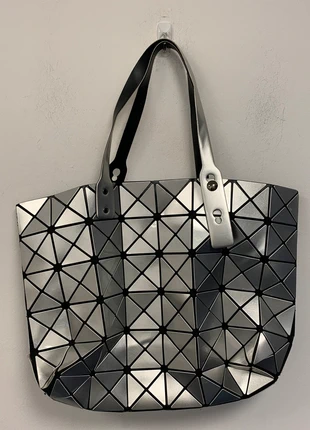 Sarah Tempest Silver Metallic Geometric Tote Bag (G9, 659), brand: Sarah Tempest, condition: Very good, £10.00, £11.20 includes Buyer Protection Pro