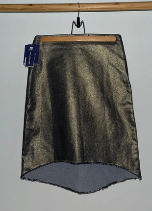 Creeks jupe mi longue dorée femme 36, merk: Creeks, staat: Nieuw met prijskaartje, maat: S / 36 / 8, € 15,00, € 16,45 inclusief Kopersbescherming