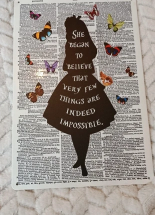 Plaque décorative, marque: Alice aux pays des merveilles, état: Neuf sans étiquette, 2,00 €, 2,80 € Protection acheteurs incluse