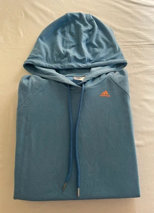 Sweat à capuche Adidas femme – Bleu – Taille M, marca: adidas, estado: Bom, tamanho: M / 38 / 10, €9.90, €11.10 inclui Proteção do Comprador