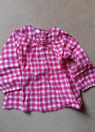 Blouse à carreaux , marque: Kitchoun, état: Très bon état, taille: 12-18 mois / 80 cm, 2,00 €, 2,80 € Protection acheteurs incluse