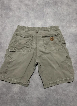 Short Cargo Carhartt Kaki à Poches Logo Cousu Vintage / Taille 42, merk: Carhartt, staat: Heel goed, maat: W32 | FR 42, € 21,90, € 23,70 inclusief Kopersbescherming Pro