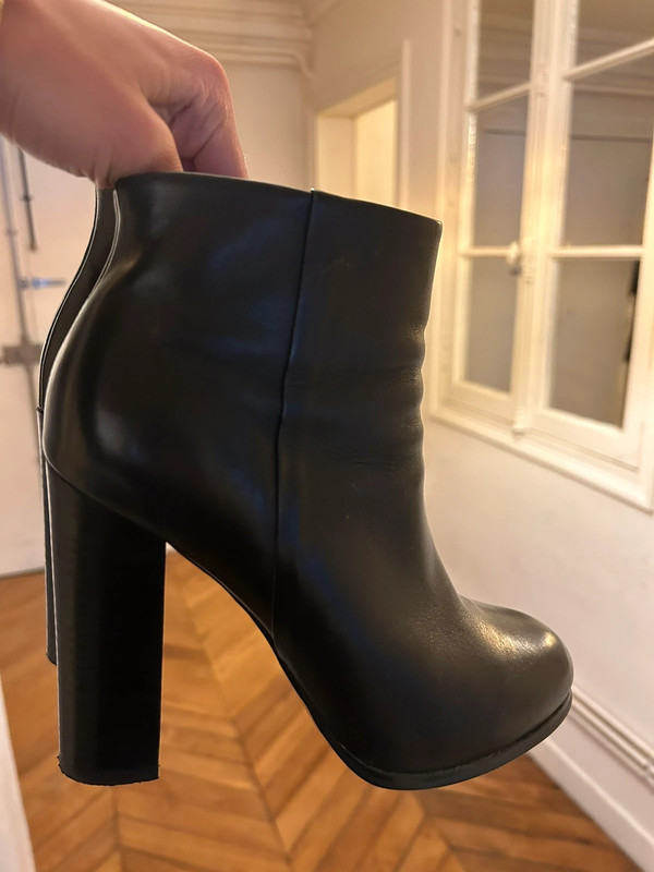 Bottines noires talons hauts