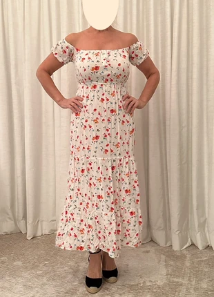 Lightweight Summer Midi Dress, condition: Very good, size: M / UK 12-14, £7.68, £8.76 includes Buyer Protection