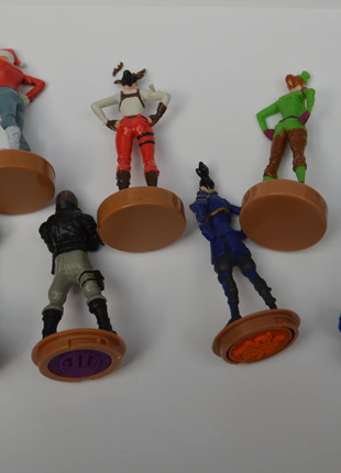 LOT 7 FIGURINES FORTNITE jouet Figure STAMPERS TAMPON COLLECTION