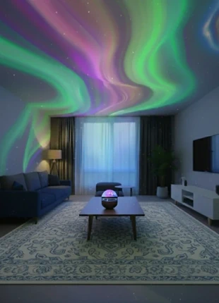 Lampe Projecteur Aurora – Aurores Boréales Chill & Ciel Ultra Cosy, marca: Inconnu, estado: Novo com etiquetas, €15.90, €17.40 inclui Proteção do Comprador