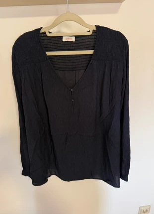 Bluse dunkelblau, brand: s.Oliver, condizioni: Ottime, taglia: XXL / IT 48 / EU 44, €10.00, €11.20 include la Protezione acquisti