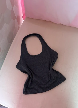 Dos nu gris, marque: MustHave, état: Neuf sans étiquette, taille: S / 36 / 8, 5,00 €, 5,95 € Protection acheteurs incluse