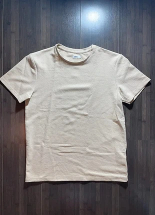 T-shirt/jersey/camiseta Taille M Gémo beige, merk: Gémo, staat: Heel goed, maat: M, € 4,00, € 4,90 inclusief Kopersbescherming