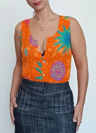 Haut coloré été , état: Très bon état, taille: L / 40 / 12, 5,00 €, 5,95 € Protection acheteurs (Pro) incluse