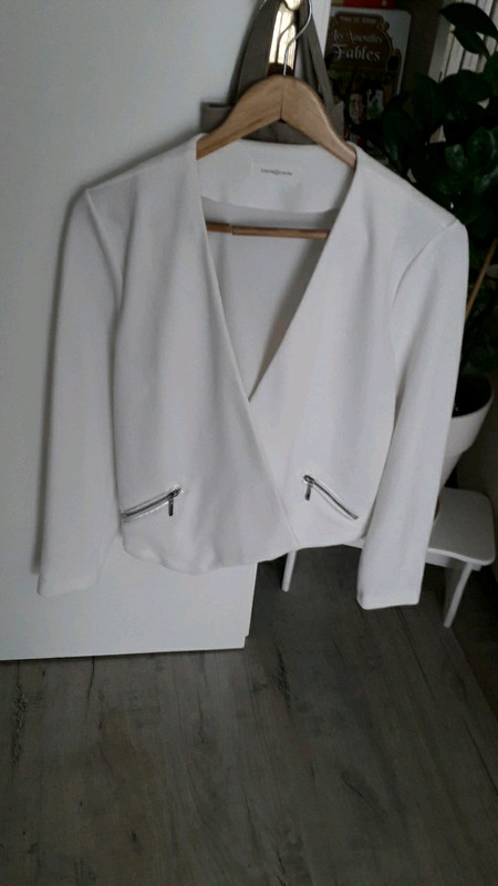 Veste blanche Cache Cache Vinted