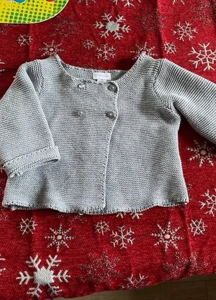 Gilet fille gris 3 mois Pat et Ripaton, brand: Pat et Ripaton, condition: Good, size: 1-3 months / 56 cm, €1.50, €2.28 includes Buyer Protection