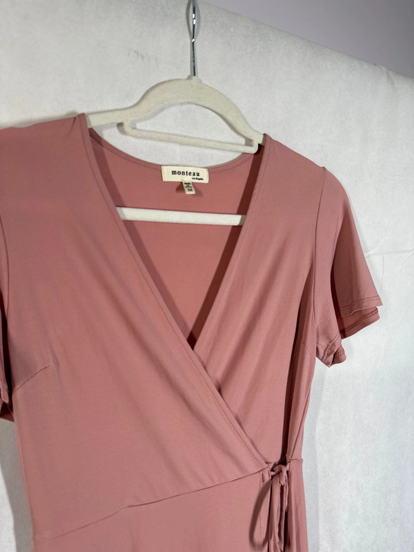 Monteau wrap dress sales