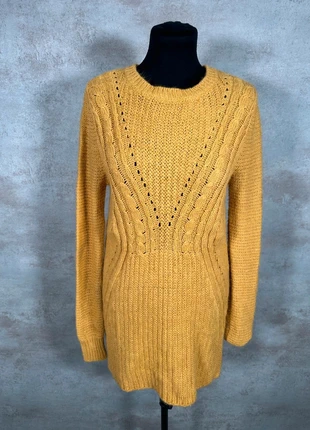 Robe Maille Torsadée Cable Knit Vintage Massimo jaune texturée taille S, brand: Vintage Dressing, condizioni: Ottime, taglia: S / IT 40 / EU 36, €8.00, €9.10 include la Protezione acquisti Pro