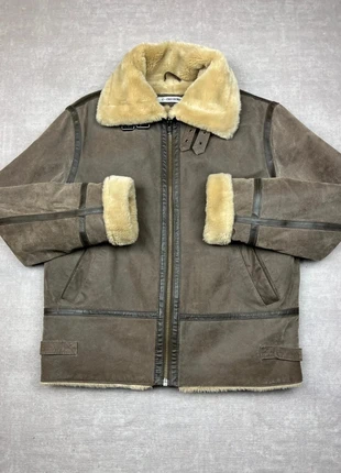 Chevignon – Bombardier type B-3 en cuir suédé / daim – B3 flight jacket, marke: Chevignon, zustand: Sehr gut, größe: XL, 179,00 €, 188,65 € beinhaltet Vinted-Käuferschutz Pro