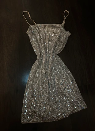 Robe pailletée, marca: H&M, estado: Nuevo sin etiquetas, tamaño: XS / 34 / 6, 7,00 €, 8,05 € Protección al comprador incluida