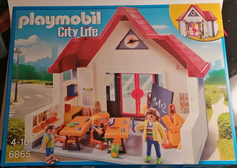 École avec salle de classe Playmobil City Life 6865