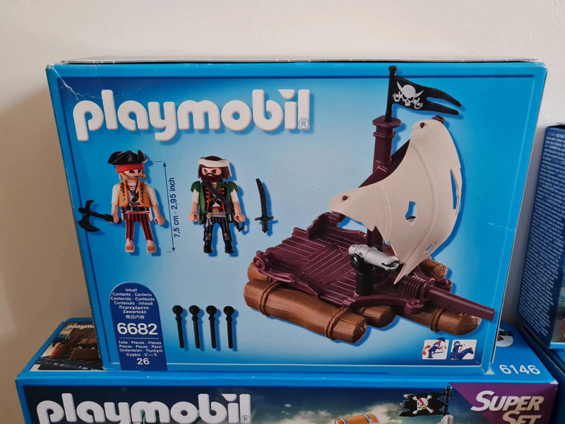 PLAYMOBIL 6682 Pirates - Radeau Avec Pirates Des Ténèbres - La Poste