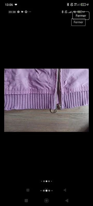 gilet zippé à capuche lilas avec breloques étoiles avec poches ooxoo 6ans - photo numéro 7