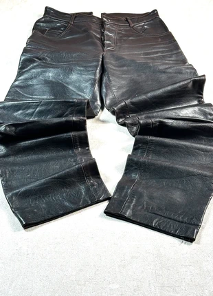 Pantalon vintage cuire Giorgio| Taille haute Authentique 80s/90s| Vintage Giorgio Leather Pants T36, marque: Vintage Dressing, état: Très bon état, taille: S / 36 / 8, 99,95 €, 105,65 € Protection acheteurs incluse