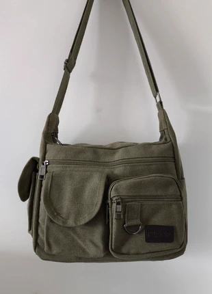 Sac Bandoulière en Toile Vintage pour Homme 27×21x11cm, condizioni: Nuovo senza cartellino, €19.90, €21.60 include la Protezione acquisti