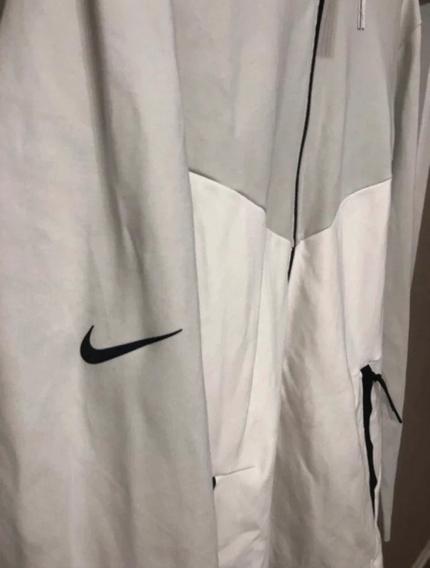 Nike Tech Pack Zip Up Hoodie Sportswear Jacket AR1548-072 White