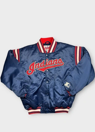 Starter – MLB – Cleveland Indians – Satin Jacket – XS (tag M), marke: Starter, zustand: Neu, größe: XS / 34 / 6, 139,00 €, 146,65 € inklusive Vinted-Käuferschutz