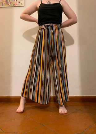 Pantaloni ampi colorati estivi Coquette Vintage y2k, marque: Bershka, état: Neuf sans étiquette, taille: XS / 34 / 6, 8,00 €, 9,10 € Protection acheteurs incluse