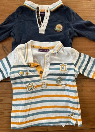 Lot 2 polos Sergent Major garçon – manches longues, marque: Sergent Major, état: Très bon état, taille: 9-12 mois / 74 cm, 5,00 €, 5,95 € Protection acheteurs incluse