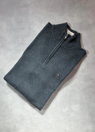 1/4 Zip Tommy Hilfiger – Gris anthracite homme – Taille XL 🇺🇸, marque: Tommy Hilfiger, état: Très bon état, taille: XL, 40,00 €, 42,70 € Protection acheteurs incluse
