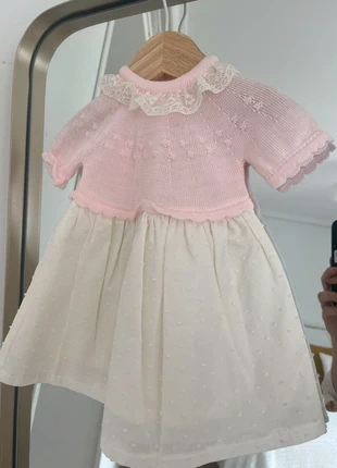 Vestido rosa y blanco bebé , marca: Baby Fashion, estado: Novo com etiquetas, tamanho: 1-3 meses / 56 cm, €8.50, €9.63 inclui Proteção do Comprador