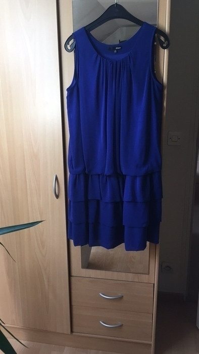 Robe bleu électrique Etam 1