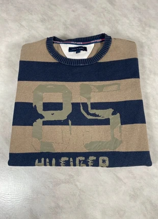 Tommy Hilfiger pull enfant 10 ans rayé bleu beige vintage original effet inversé Code 394, marque: Tommy Hilfiger, état: Très bon état, taille: 10 ans / 140 cm, 18,00 €, 19,60 € Protection acheteurs (Pro) incluse