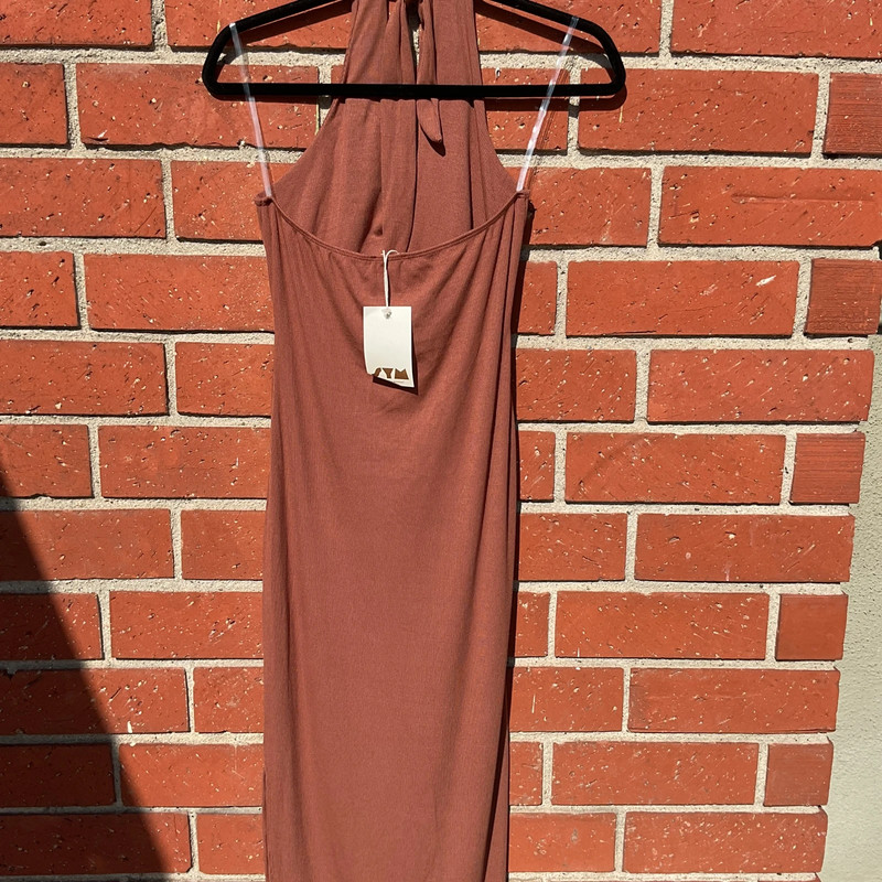 NWT Brown Ribbed Dress 🩷 4