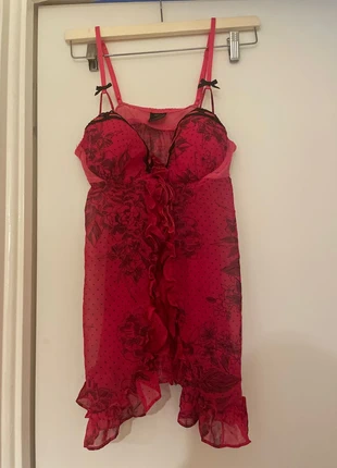 Vintage pink and black babydoll, brand: Apt. 9, condition: New with tags, £10.00, £11.20 includes Buyer Protection