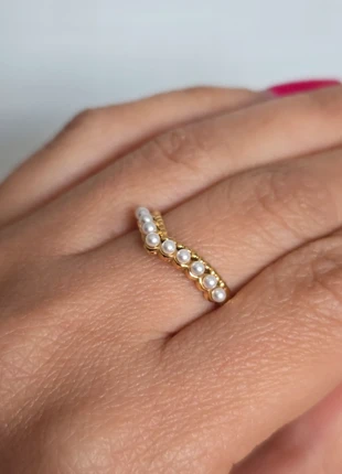 Bague en acier inoxydable perles ajustable, marque: acier inoxydable, état: Neuf sans étiquette, taille: Ajustable, 7,00 €, 8,05 € Protection acheteurs (Pro) incluse