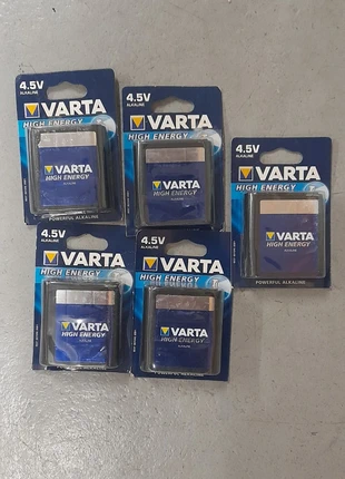 Lots de 5 Grosse piles 4,5 V marque Varta neuves., brand: VARTA, condizioni: Nuovo con cartellino, €32.00, €34.30 include la Protezione acquisti