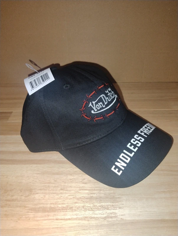 Von dutch casquette taille unique noire et rouge - photo numéro 2