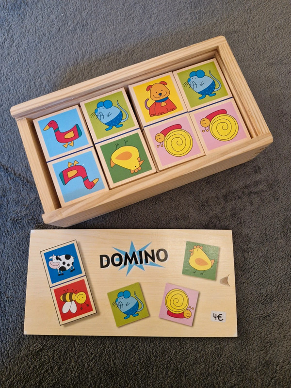 Domino animaux en bois 1