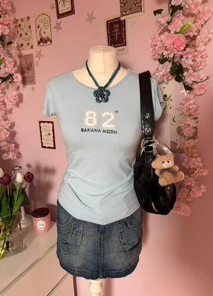 Y2K sporty T-shirt, brand: Banana Moon, condition: Good, size: L / 40 / 12, €13.00, €14.35 includes Buyer Protection