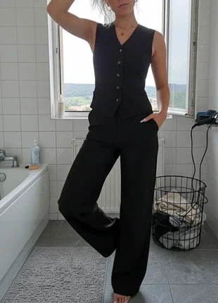 Ensemble tailleur sans manches noir, marque: Lola & nue, état: Très bon état, taille: M / 38 / 10, 42,90 €, 45,75 € Protection acheteurs incluse