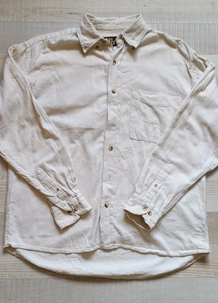 Chemise crème oversize, marca: Vintage, estado: Muito bom, tamanho: M / 38 / 10, €8.00, €9.10 inclui Proteção do Comprador