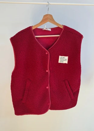 Gilet sans manches oversize moutmout bordeaux, condizioni: Ottime, taglia: M / IT 42 / EU 38, €35.90, €38.40 include la Protezione acquisti Pro