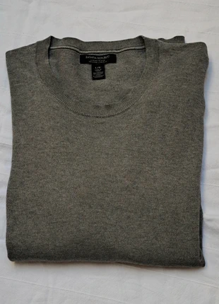 Pull Banana Republic gris – mélange luxueux soie, coton et cachemire – taille L, marque: Banana Republic, état: Très bon état, taille: L, 35,00 €, 37,45 € Protection acheteurs incluse