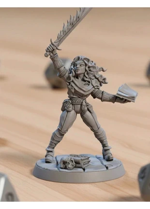 pathfinder D&D Arcanist Female Wizard Flame Sword Witch, zustand: Sehr gut, 4,00 €, 4,90 € inklusive Vinted-Käuferschutz