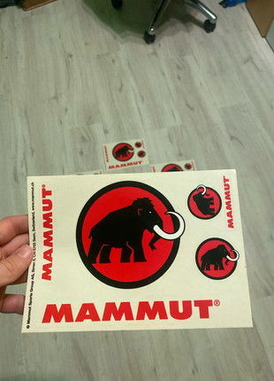 Obrázek k inzerátu: MAMMUT nalepky